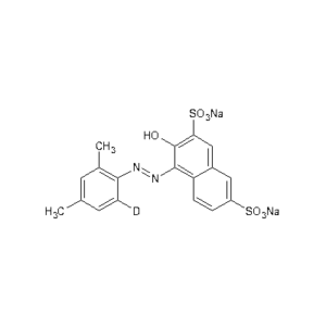 2,4-xylidine-4-AZO-3-hydroxy-2,7-napthalenedisulfonic acid disodium salt d1